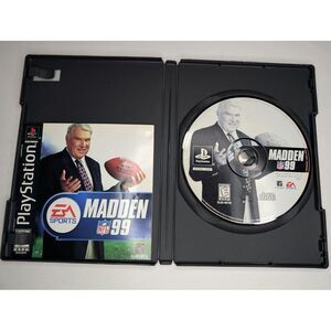 PlayStation 1 PS1 Madden 99 Game Disc And Manual TESTED/ WORKS‎